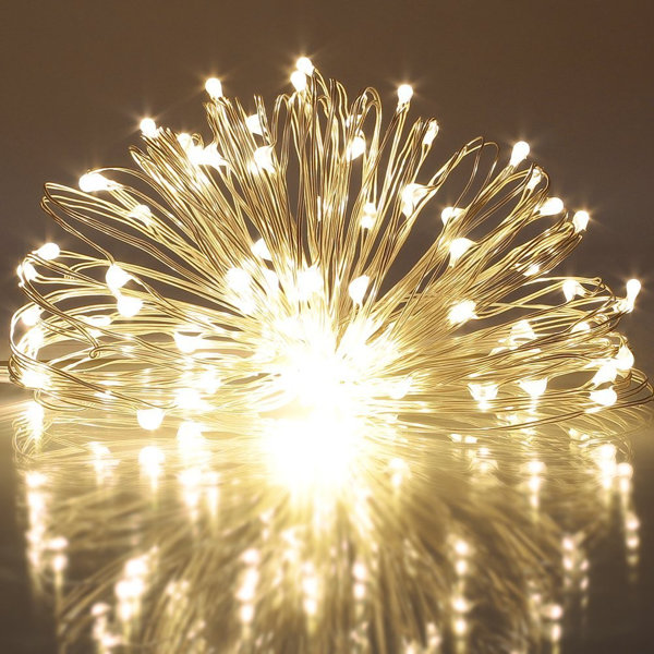 Battery 100 LED String Lights by The Holiday Aisle