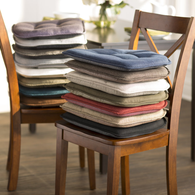 Wayfair Basics Tufted Gripper Chair Cushion Wayfair Basics Tufted Gripper Chair Cushion