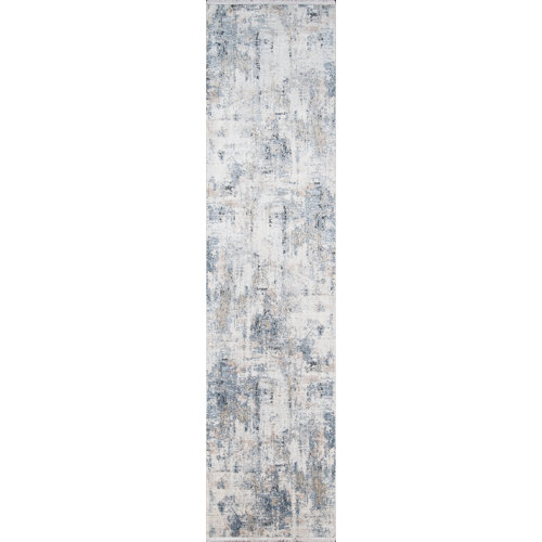 17 Stories Minor Power Loom Gray Rug Wayfair