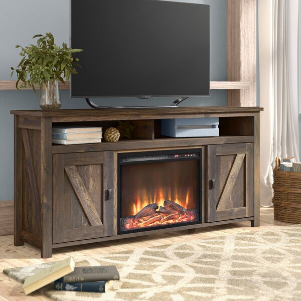 Cleveland 60 TV Stand with Fireplace by Gracie Oaks