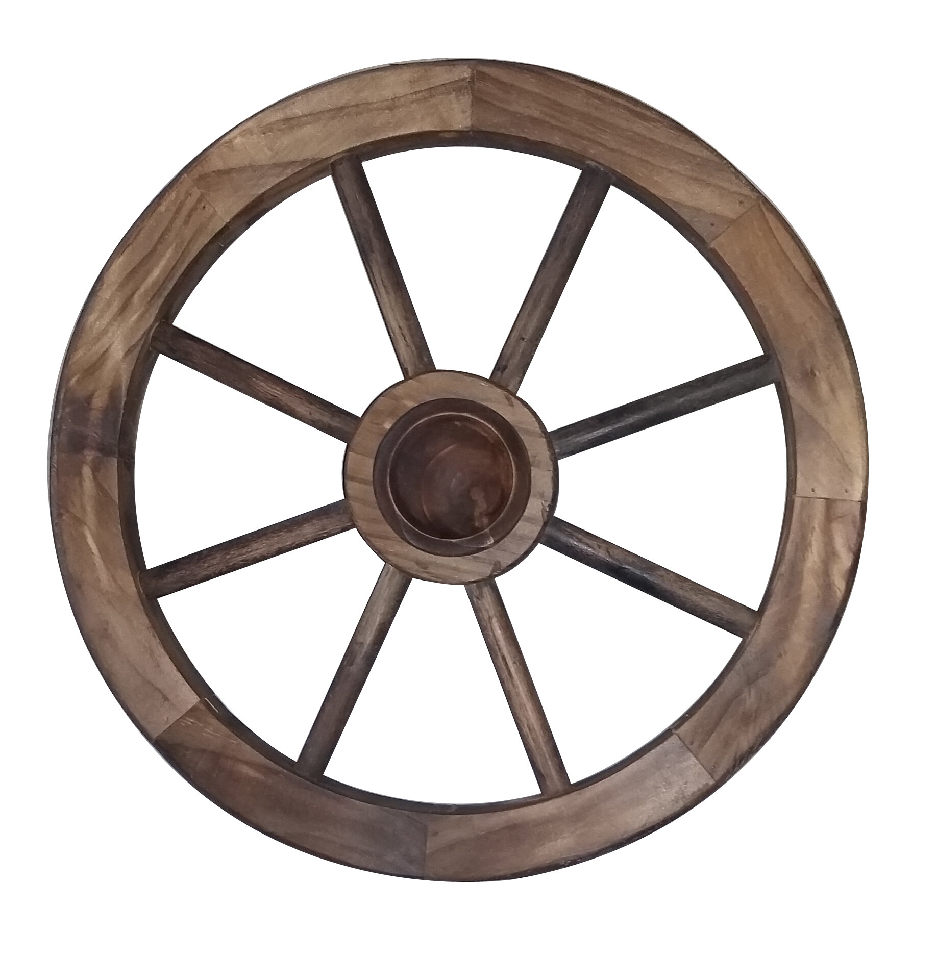 Charred Wagon Wheel Wall Decor Reviews Joss Main