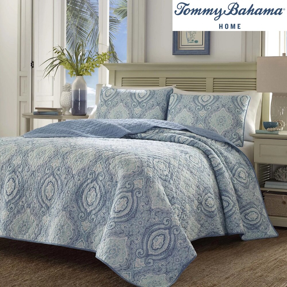 Tommy Bahama Home Turtle Cove Reversible Quilt Set Reviews