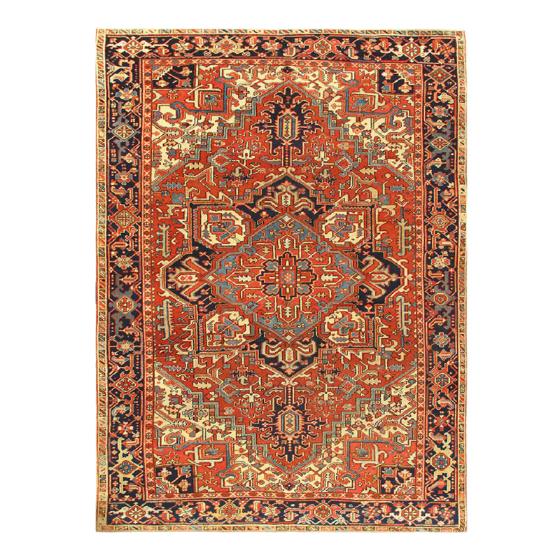 World Menagerie One Of A Kind Taglieri Hand Knotted Red 8 3 X 11 Kind Taglieri Hand Knotted Red
