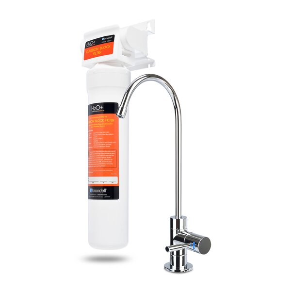 H2O+ Coral Single-Stage Undercounter Water Filter System by Brondell