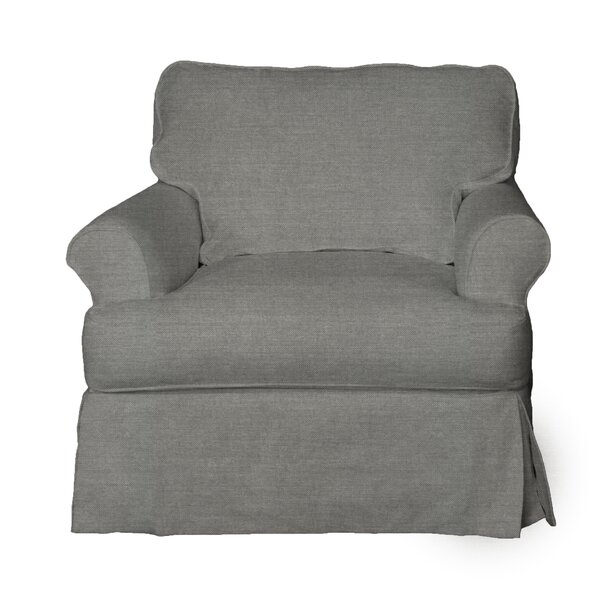Rundle T-Cushion Armchair Slipcover By Beachcrest Home