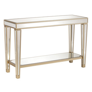 Mirrored Console Tables You Ll Love Wayfair Paulornette Mirrored Console Table