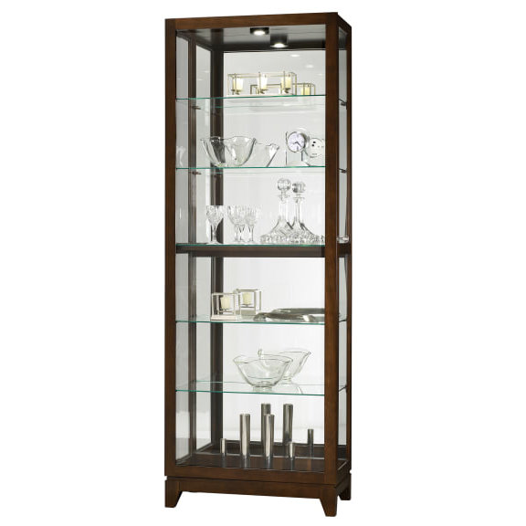 Hubbard Lighted Curio Cabinet By Breakwater Bay New Design