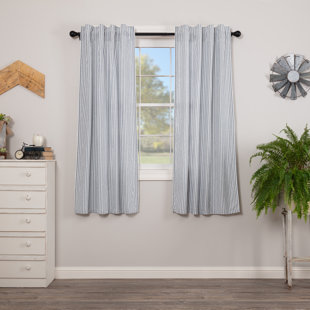 Ticking Curtains Wayfair