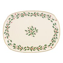 Lenox Christmas Plate 2022 Wayfair | Lenox Christmas Serving Dishes & Platters You'll Love In 2022