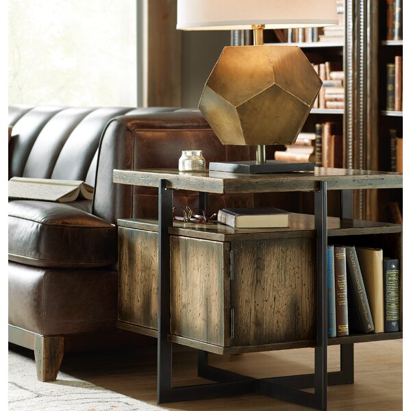 American Life-Crafted Lamp End Table By Hooker Furniture
