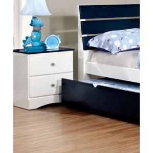 Cristina 2 Drawer Nightstand by Zoomie..