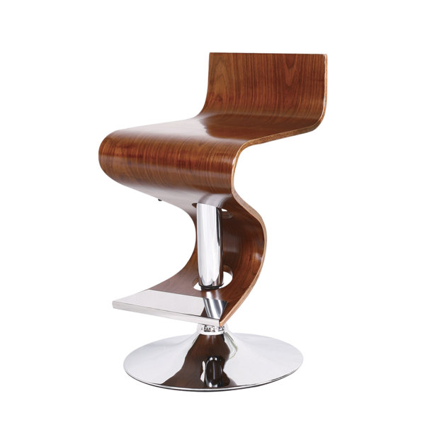 Adjustable Height Swivel Bar Stool by AC Pacific
