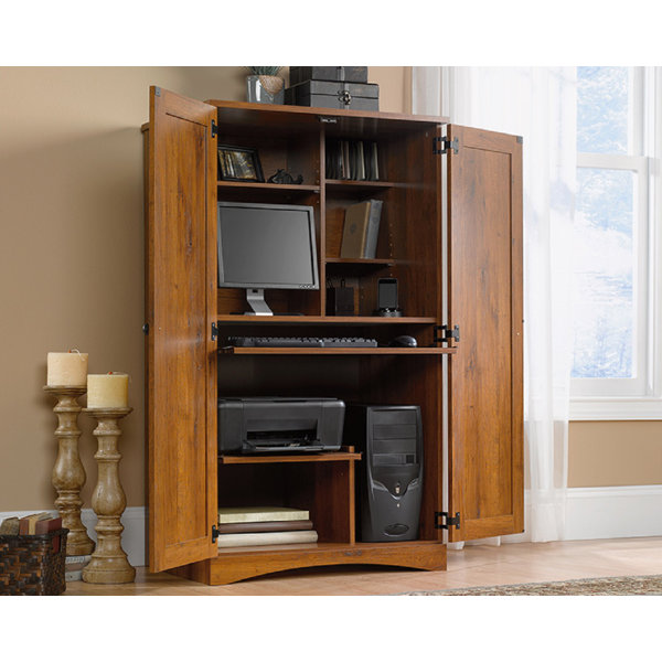 Computer Cabinet With Doors Wayfair Computer Cabinet With Doors Wayfair