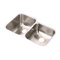 Elumina 31.25" x 20.5" Double Basin Undermount Kitchen Sink