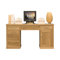 Mobel Oak Computer Desk with Keyboard Tray