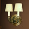 2 Light Semi-Flush Wall Light