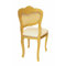 Gilt Upholstered Dining Chair