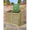 Wooden Double Bin Store
