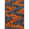 Hand-Woven Orange Area Rug