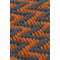 Hand-Woven Orange Area Rug