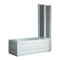 140cm x 100cm Folding Bath Screen