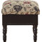 Minter Floral Storage Ottoman