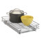 Roll Out Cabinet Organizer - Pull Out Drawer - Under Cabinet Sliding Shelf - 11 inch wide x 21 inch deep - Chrome
