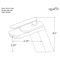 Single Lever Deck Mount Waterfall Faucet