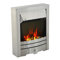 Stainless Steel Electric Fireplace