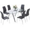 Panther Dining Set with 6 Chairs