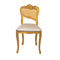Gilt Upholstered Dining Chair