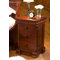 La Roque Mahogany 3 Drawer Bedside Table