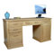 Mobel Oak Computer Desk with Keyboard Tray