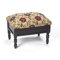 Minter Floral Storage Ottoman