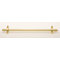 Heritage 28.5" Solid Stair Rod Set Extended Brackets Pineapple Finial