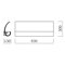 Gaia 1 Light Flush Wall Light