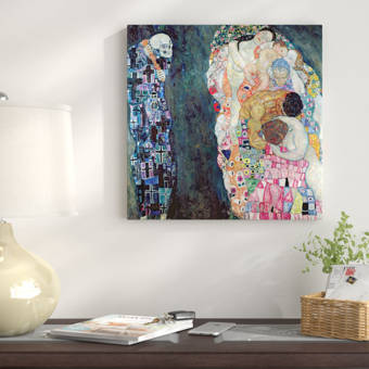 Vault W Artwork Death And Life C 1911 By Gustav Klimt Painting Print On Canvas Wayfair