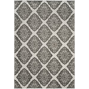 Mannox Cream/Gray Indoor/Outdoor Area Rug