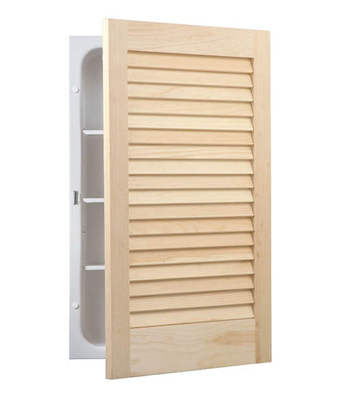Louver 16 W x 26 H Recessed Cabinet by Jensen
