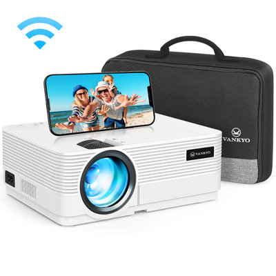 LEISURE D70T Mini Wifi Projector 250 Large Screen And 1080P Supported LCD Home Theater Projector VANKYO LEISURE D70T Mini Wifi Projector 250 Large Screen And 1080P Supported LCD Home Theater Projector VANKYO