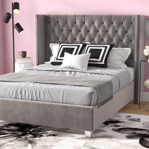 Inverness Upholstered Platform Bed by Everly Quinn