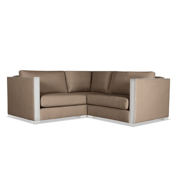 Home & Garden Steffi Symmetrical Solid Right And Left Arms L-Shape Modular Sectional