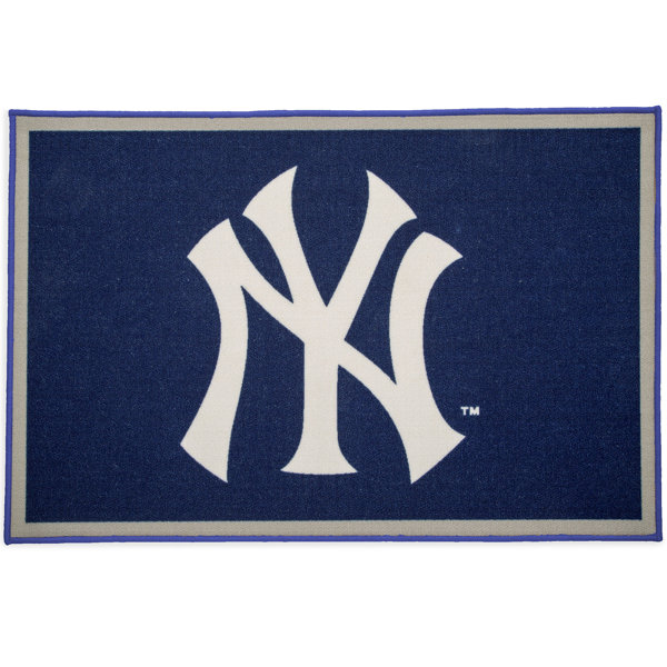 MLB New York Yankees Blue/Gray Area Rug by Delta Children