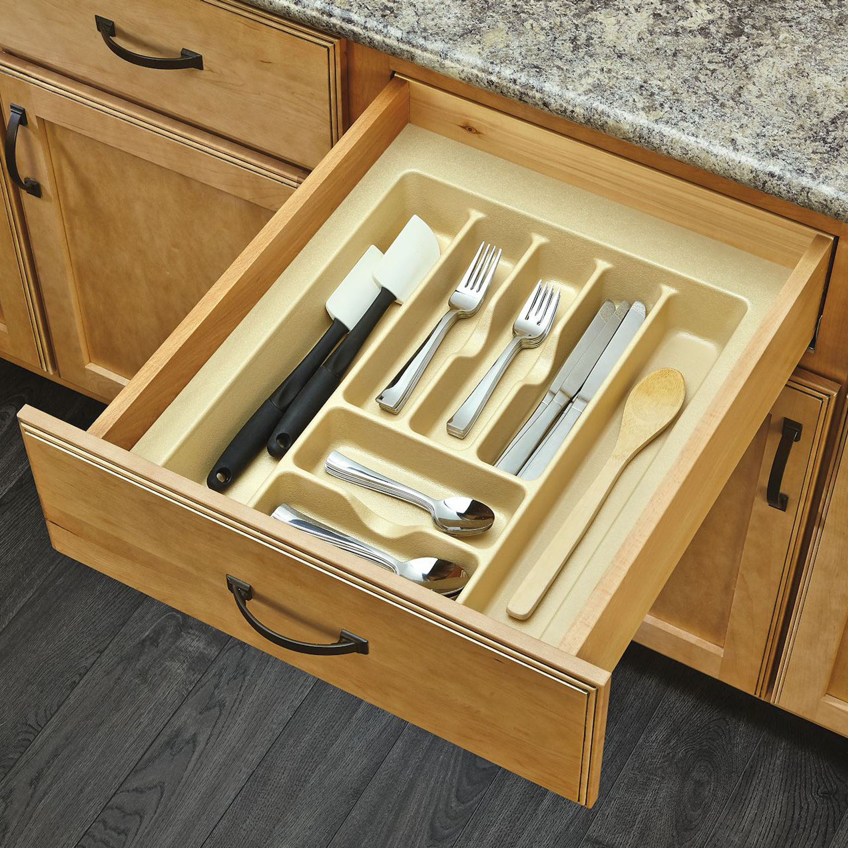 Rev A Shelf 2 38 H X 17 5 W X 21 25 D Adjustable Drawer Organizer