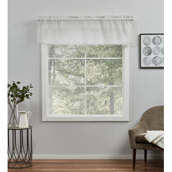 Charlton Home Lindgren Room Darkening Energy Saving Kitchen 50 Window Valance Reviews Wayfair