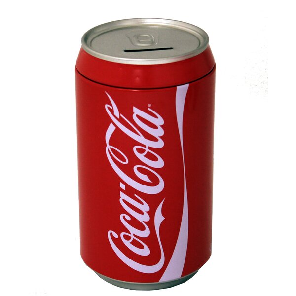Coke Large Can Bank by Tin Box Company