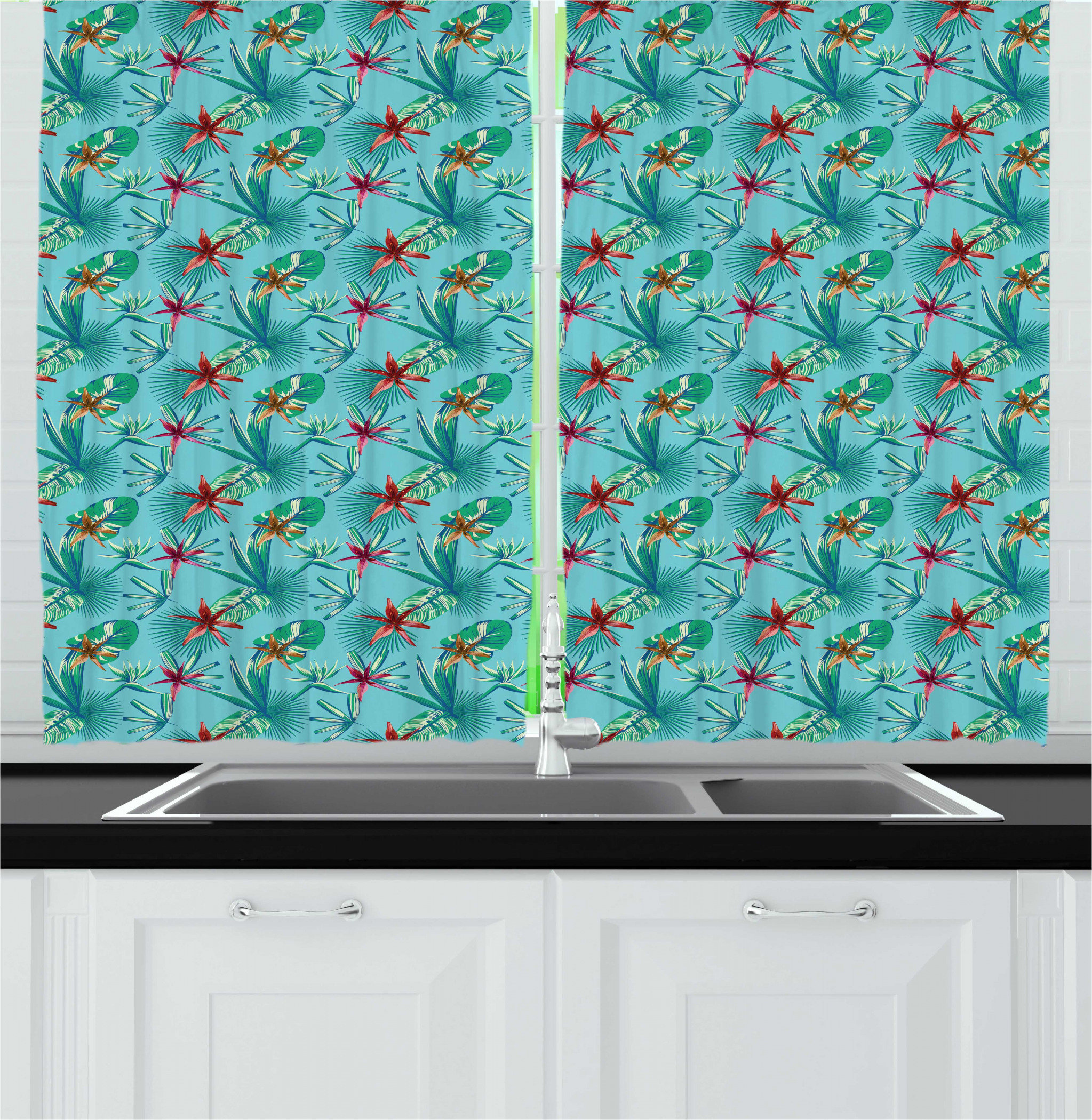 East Urban Home Bird Of Paradise Exotic Blossoms With Jungle