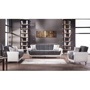Krahn 3 Piece Sleeper Living Room Set by Brayden Studio®