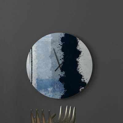 Patternson Wall Clock Ebern Designs Size: Medium