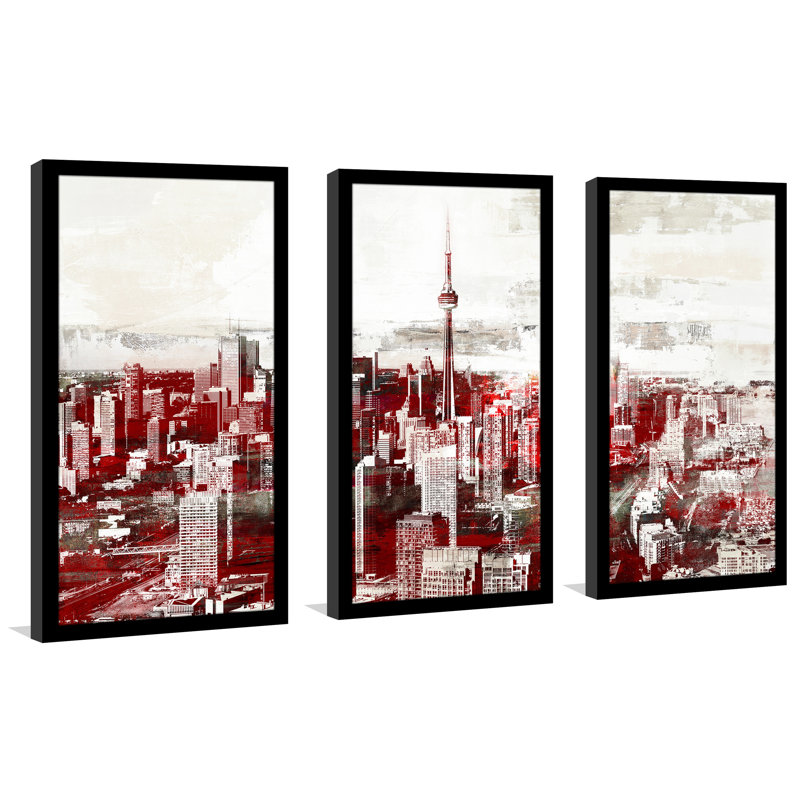 East Urban Home Toronto Ontario 2 Framed Graphic Art Print